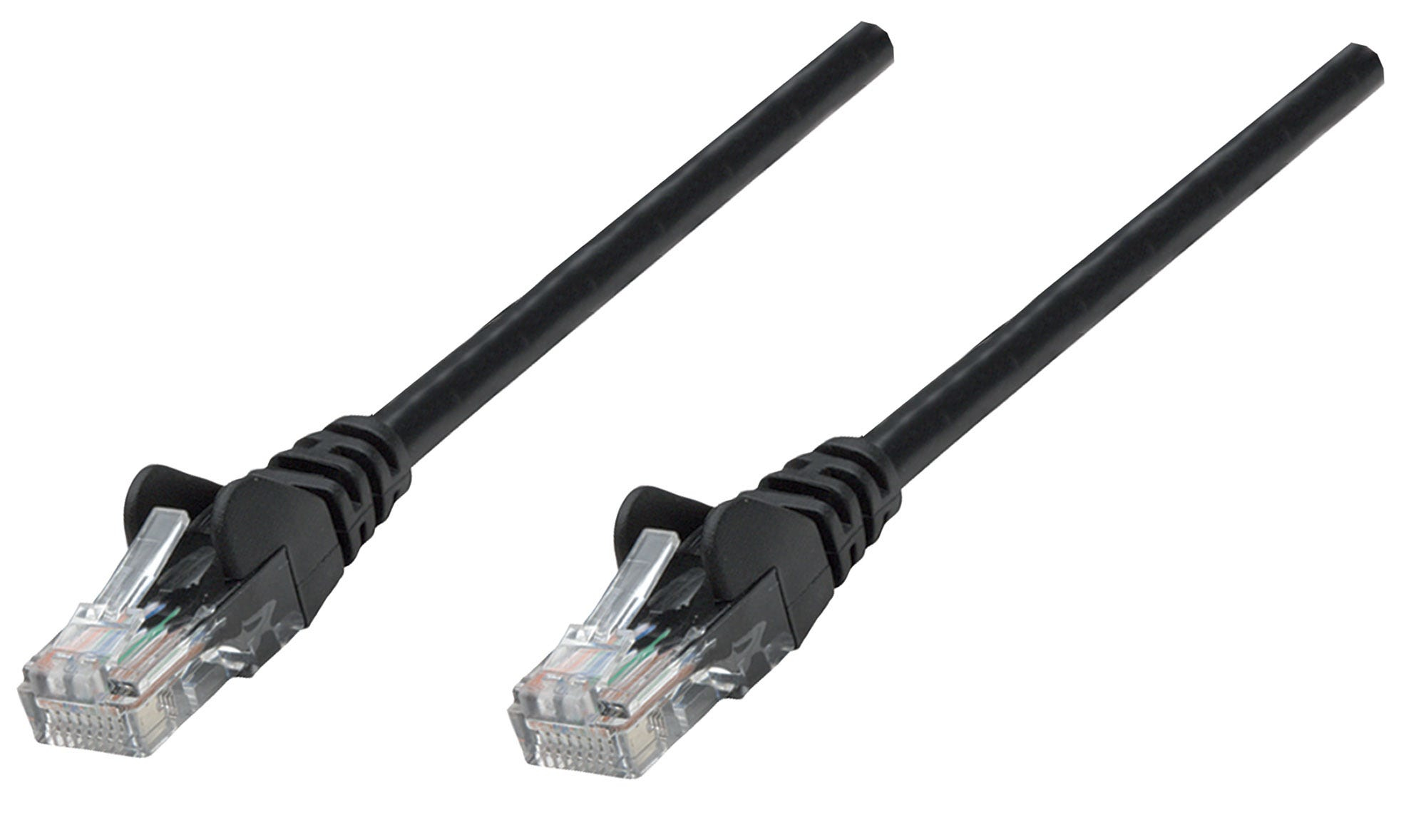 INTELLINET Netzwerkkabel Cat6 SFTP CU LS0H 1,5m Schwarz RJ45 Stecker RJ45 Stecker Vergoldete Kontakte