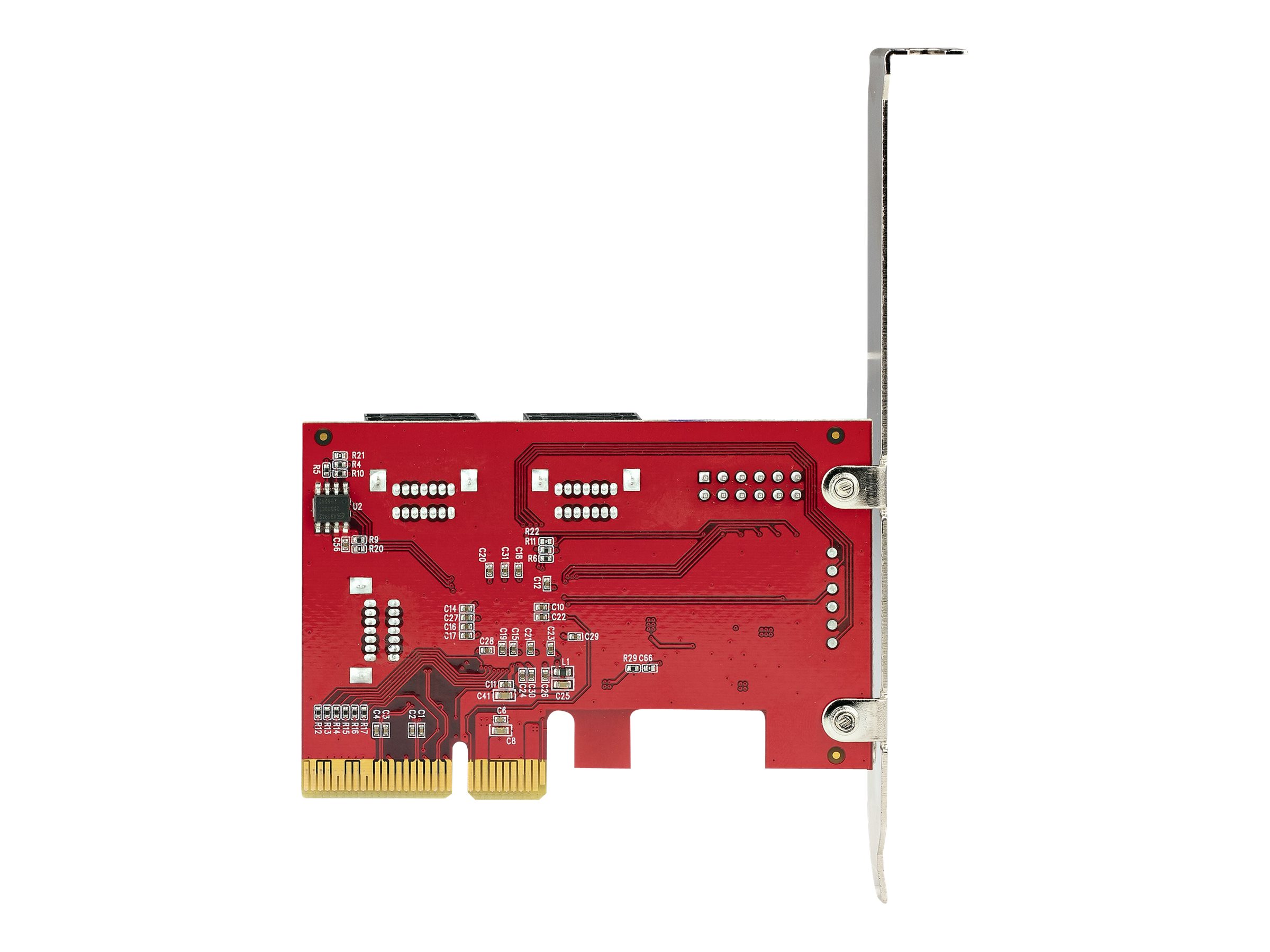 STARTECHCOM PCIe SATA Controller Karte 6 Port SATA ErweiterungskarteKontroller 6Gbits VollLowProfile Blende Festplatten