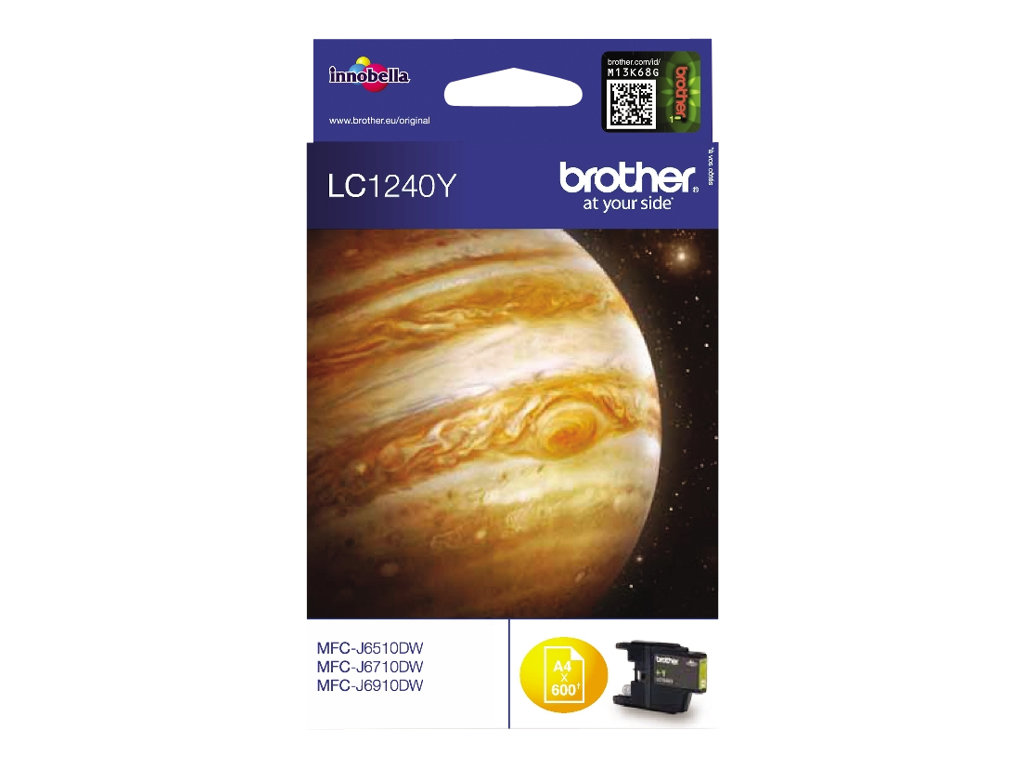 BROTHER LC-1240 Tinte gelb hohe Kapazität 600 Seiten 1er-Pack