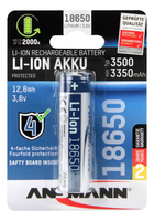 ANSMANN Akku LiIon 18650 3500 mAh, 1 St
