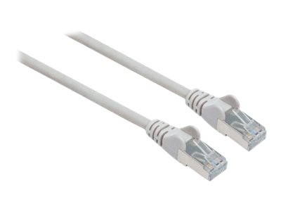INTELLINET Netzwerkkabel Cat6A SFTP CU LS0H 0,50m Grau RJ45 Stecker RJ45 Stecker Vergoldete Kontakte