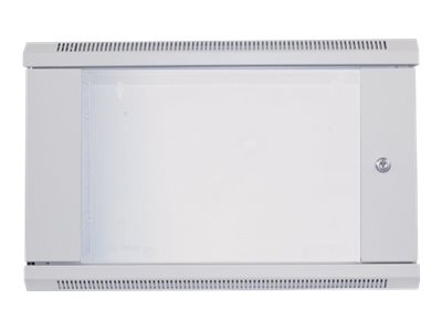 INTELLINET 48,3cm Wandverteiler 6 HE 450mm tief 19Zoll HxBxT 370x 570 x 450 mm unmontiert grau