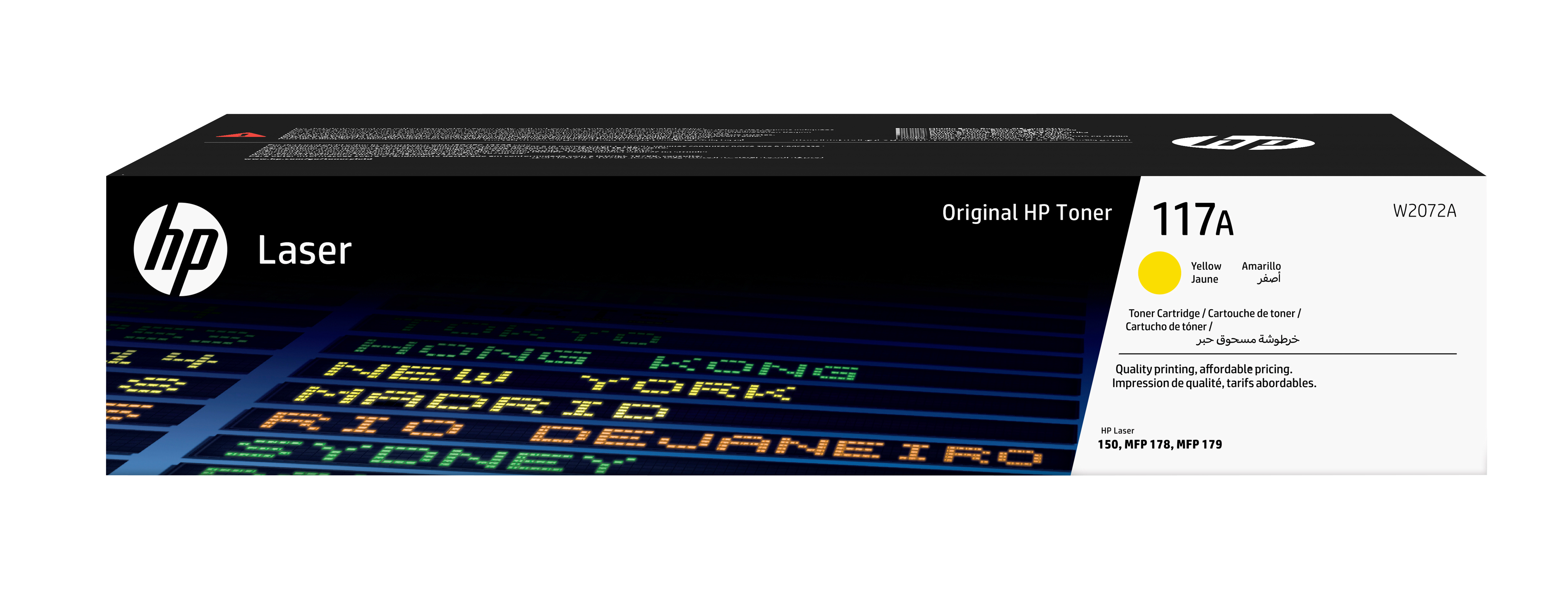 HP Toner 117A W2072A Gelb