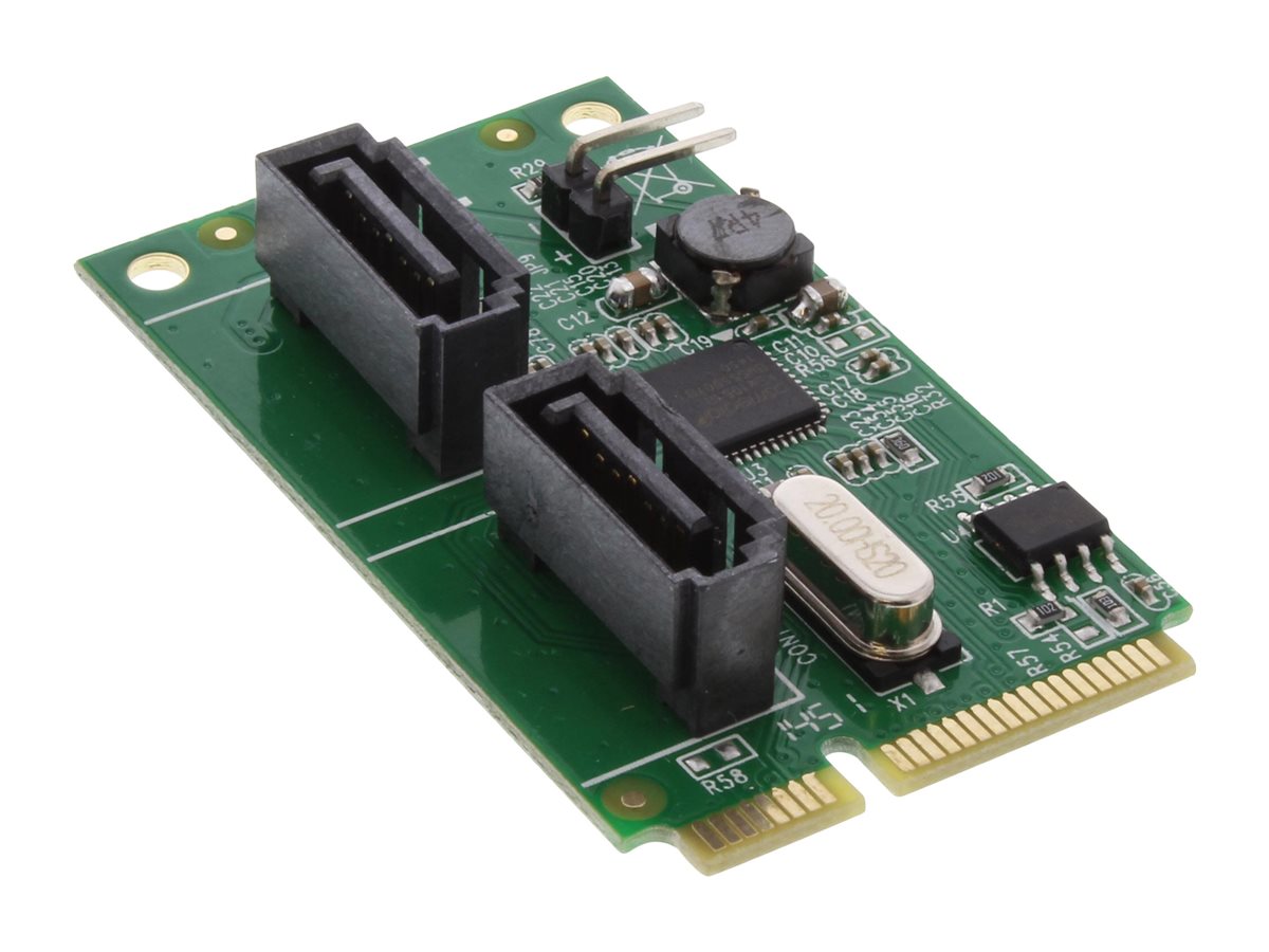INLINE Mini-PCIe Karte 2x SATA 6Gb/s RAID 0,1,SPAN