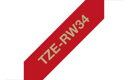 TZERW34 BROTHER PT Schriftband 12mm gold