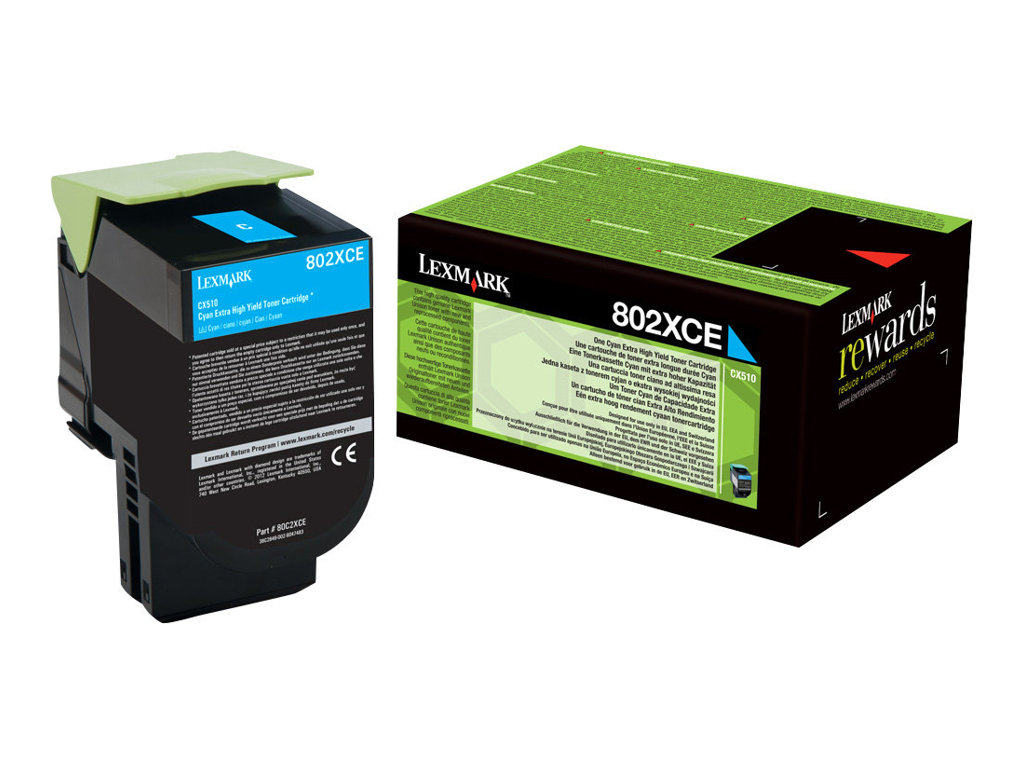 80C2XCE LEXMARK CX Toner cyan corporate