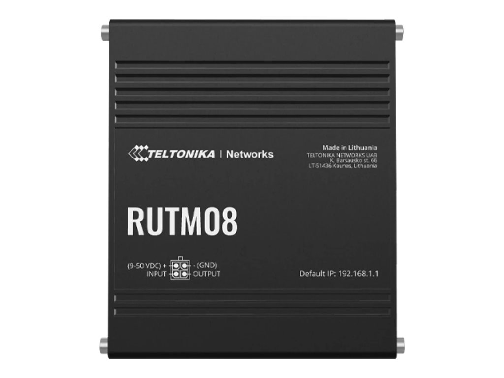 TELTONIKA NETWORKS RUTM08 kabelgebundener 4x RJ45-Ports Router TELTONIKA NETWORKS RUTM08 kabelgebundener 4x RJ45-Ports Router