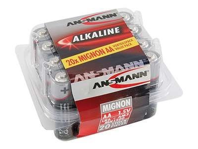 20 ANSMANN Batterien Red Alkaline Mignon AA 1,5 V