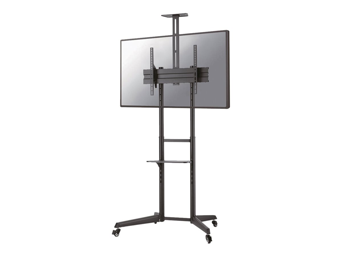NEOMOUNTS Mobile Floor Stand incl. AV- and cam shelf height adjustable 128,5-145cm