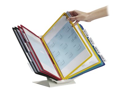 DURABLE Sichttafelsystem Vario® Pro 10 557900 DIN A4 farbsortiert mit 10 St. Sichttafeln