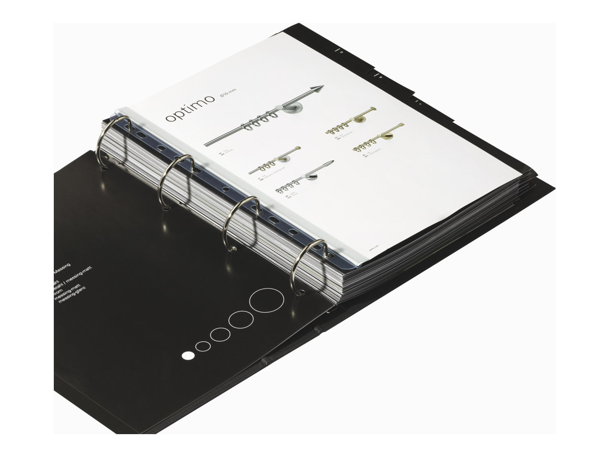 50 DURABLE Klemmschienen mit Abheftleiste transparent DIN A4 60 Blatt
