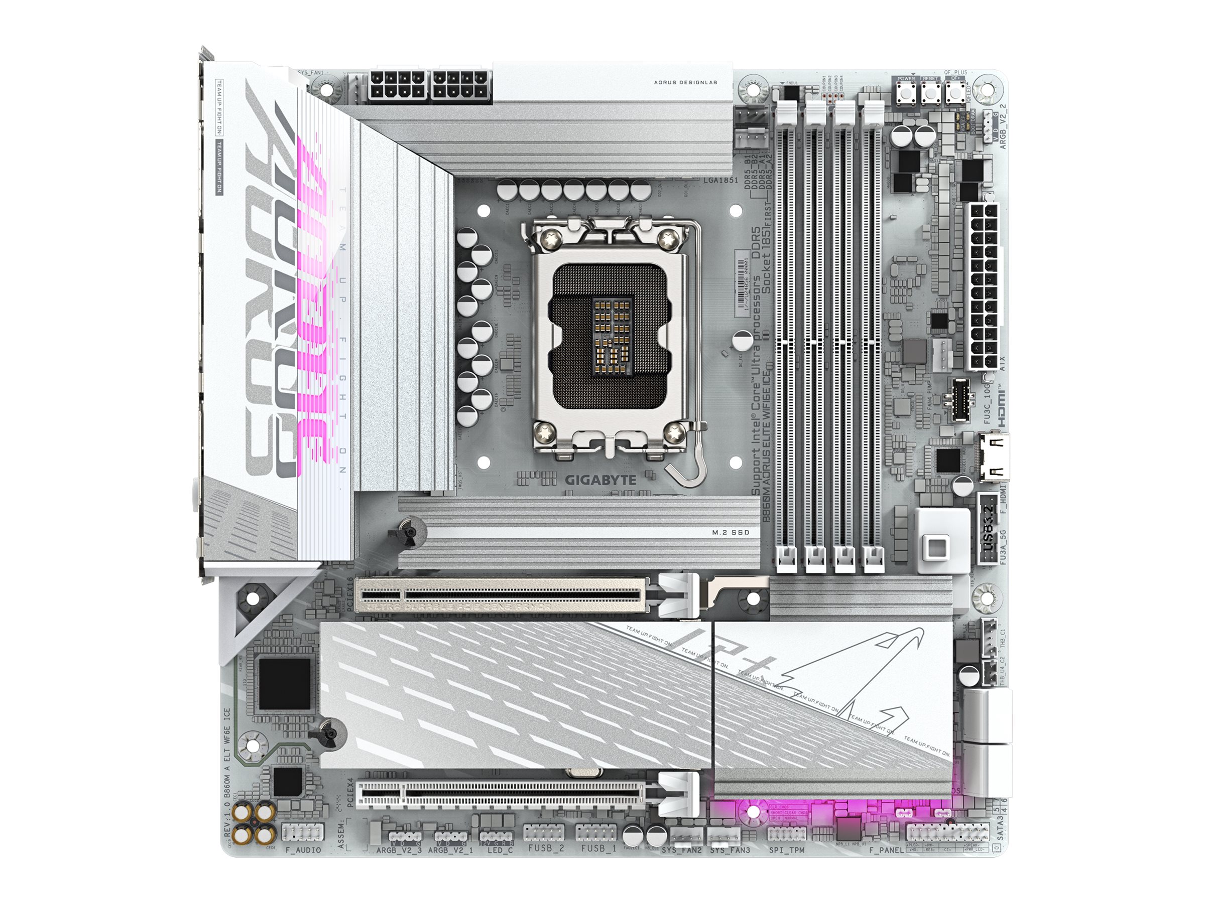 GIGABYTE B860M A ELT WF6E ICE LGA1851 MB 4xDDR5 4xSATA 3xM.2 GIGABYTE B860M A ELT WF6E ICE LGA1851 MB 4xDDR5 4xSATA 3xM.2