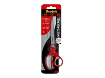 3M Scotch Papierschere 1428 18,0 cm rot-grau