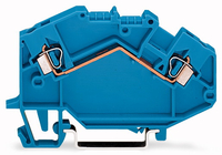 Wago Durchgangsklemme 2-Leiter 780-604 2,5qmm blau