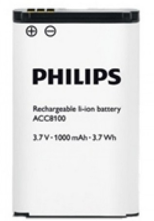 PHILIPS Akku fuer Diktiergeraete ACC8100 Li-Ion 1.000 mAh