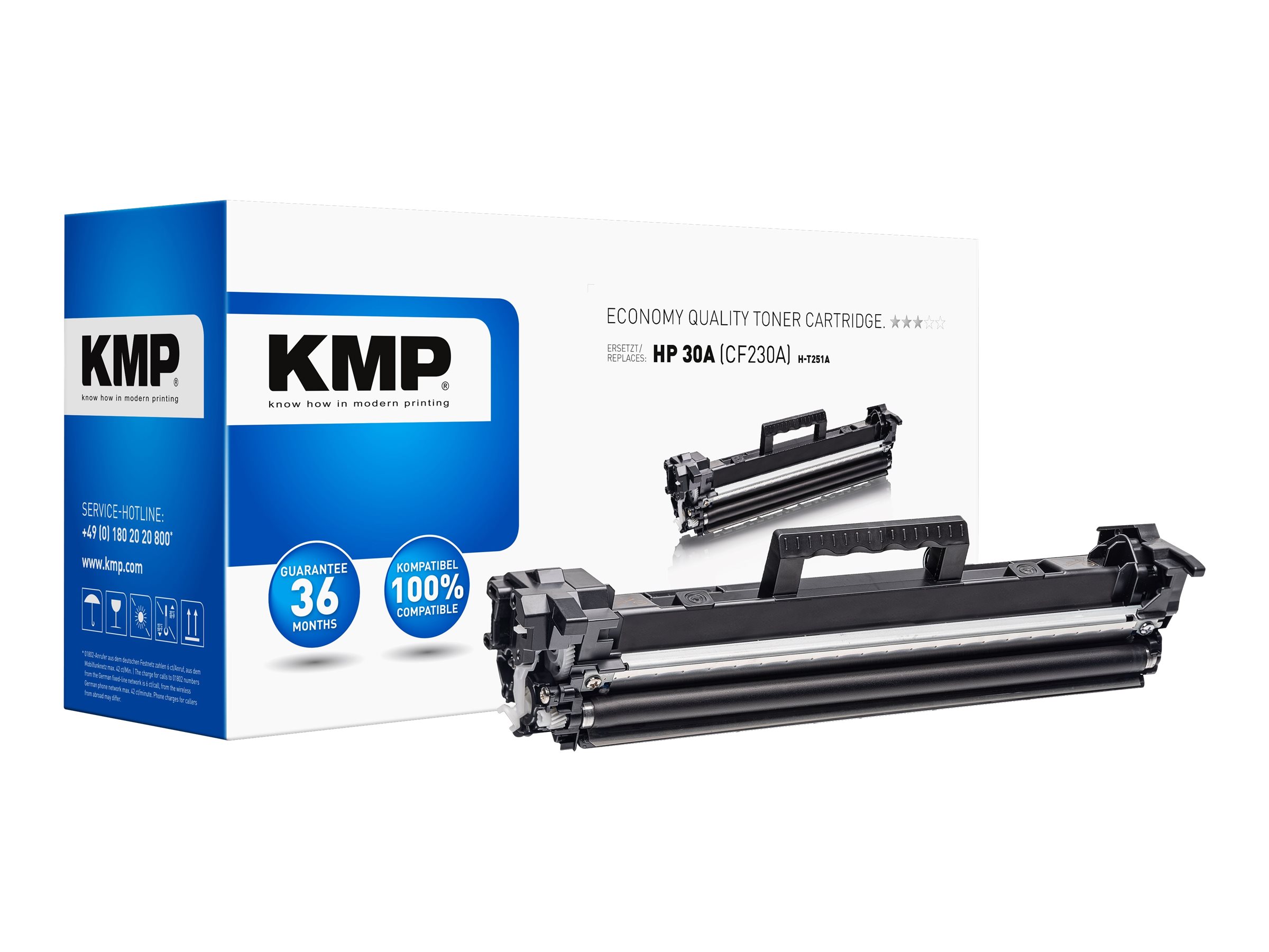 KMP H-T251A schwarz Toner kompatibel zu HP 30A (CF230A) KMP H-T251A schwarz Toner kompatibel zu HP 30A (CF230A)