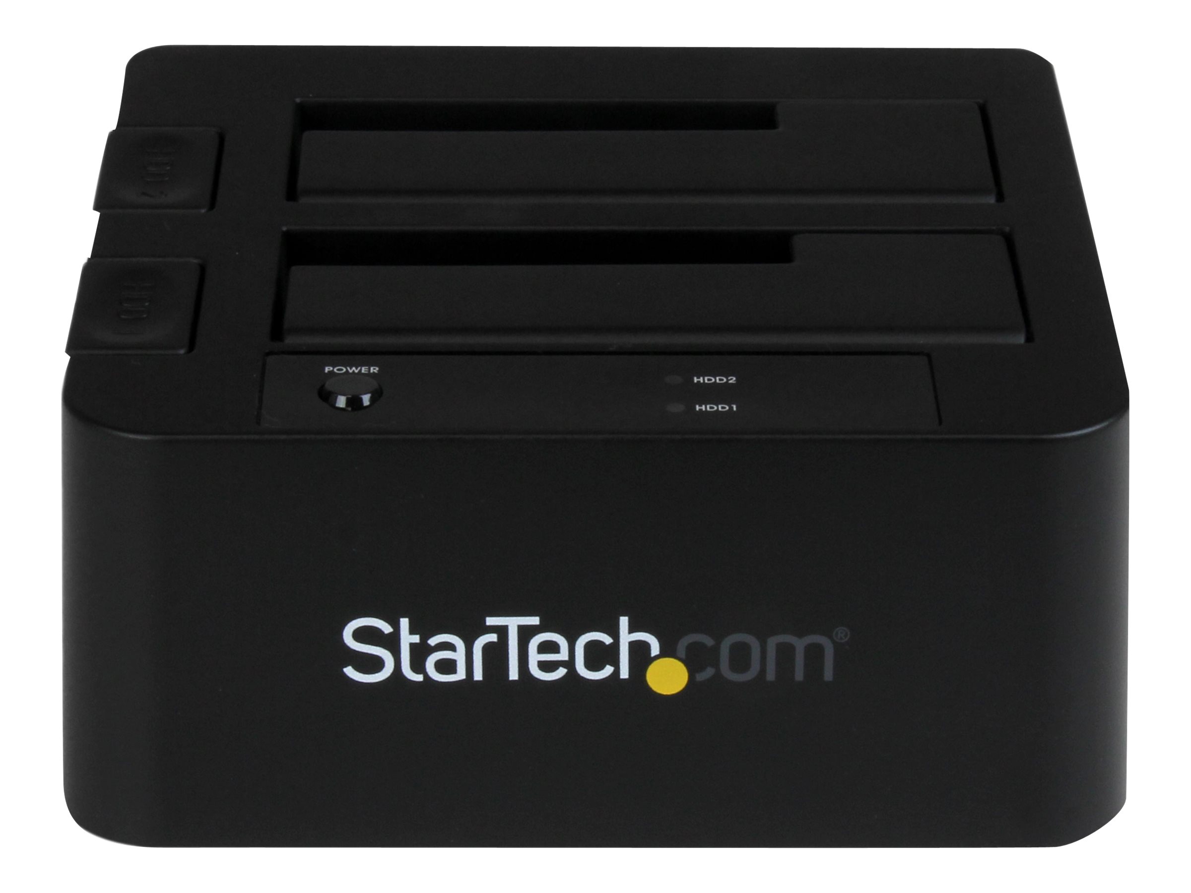 StarTech.com Dual-Bay USB 3.0 eSATA to SATA Hard Drive Docking Station, USB Hard Drive Dock, External 2.53.5 SATA IIIIII, SSDHDD Docking Station, Hot-Swap Hard Drive Bays - Top-Loading - Speicher-Controller - SATA 6Gb/s - eSATA 6Gb/s, USB 3.0