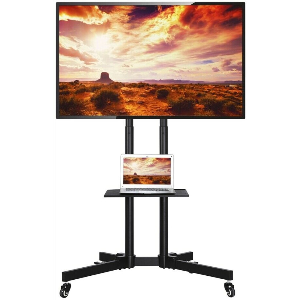 TECHLY TV Wagen fuer Displays Bildschirme LCD LED 94178cm 3770Zoll fuer Ihre Ausstattung bis 50KG VESA max 600X400