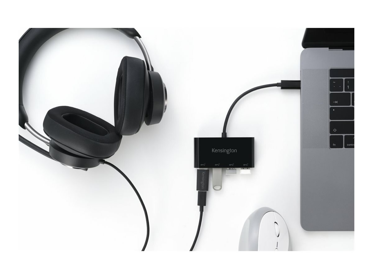Kensington USB-Hub CH12004 4-fach schwarz Kensington USB-Hub CH12004 4-fach schwarz