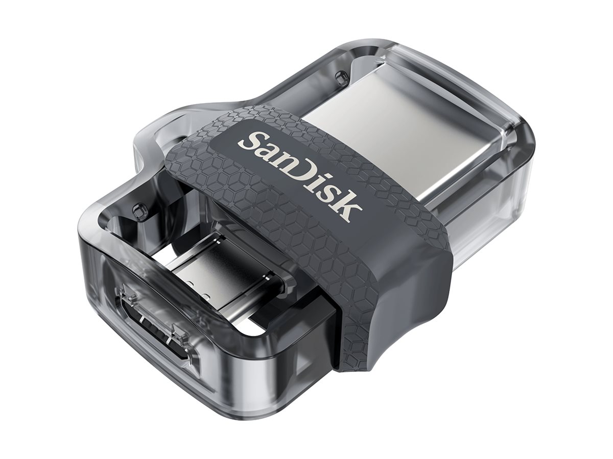 SanDisk USB-Stick Ultra Dual Drive M3.0 grau 64 GB