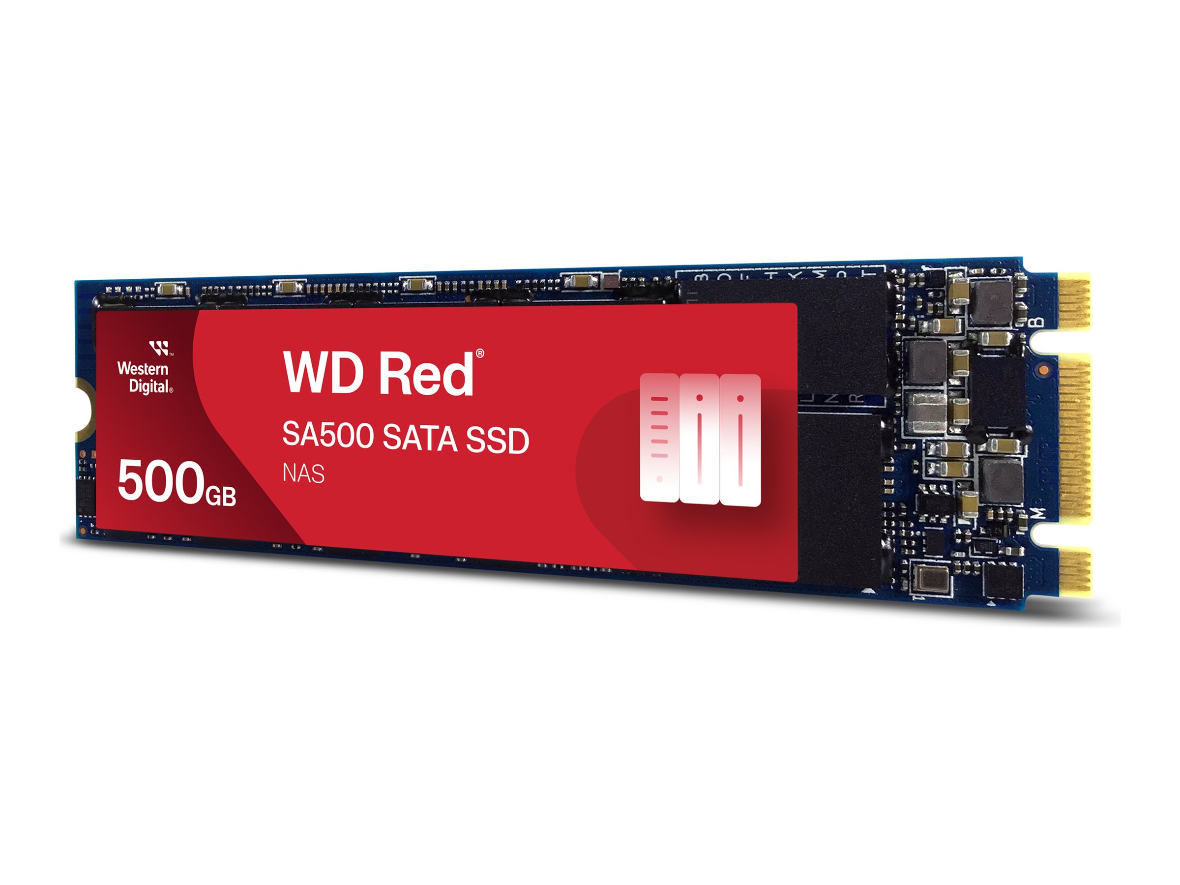 WD Red SSD SA500 NAS 500GB SATA III 6Gb/s M.2 2280 internal single-packed