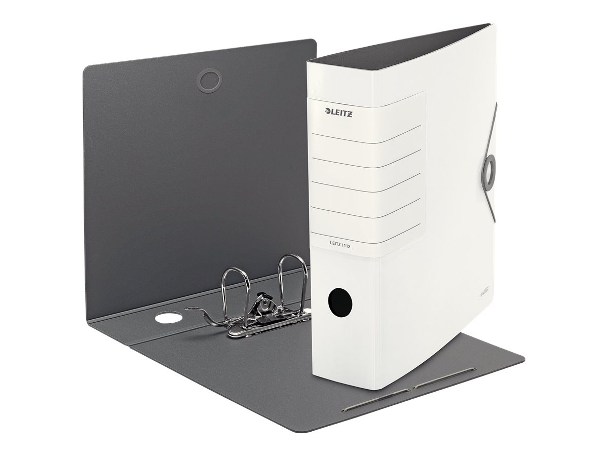 LEITZ Solid 1112 Ordner weiss Kunststoff 8,2 cm DIN A4