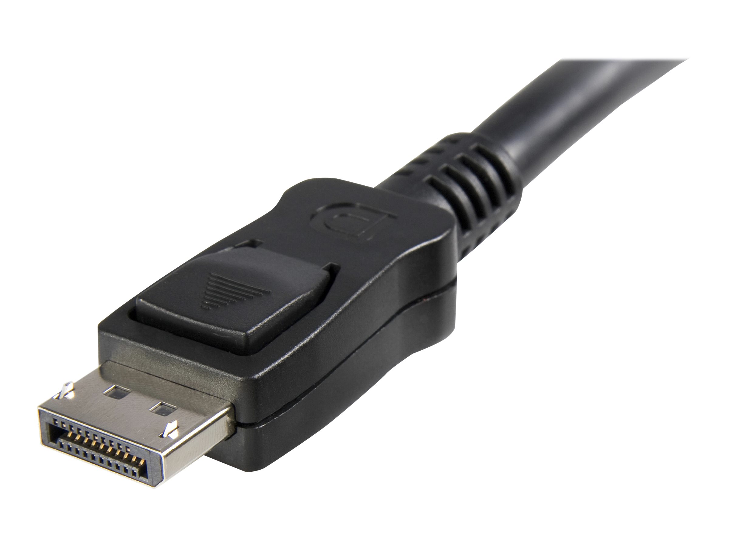 StarTech.com 1,8m DisplayPort 1.2 Kabel mit Verriegelung (Stecker/Stecker) - DP 4k Audio- / Videokabel Kabel - Schwarz - DisplayPort-Kabel - 1.8 m