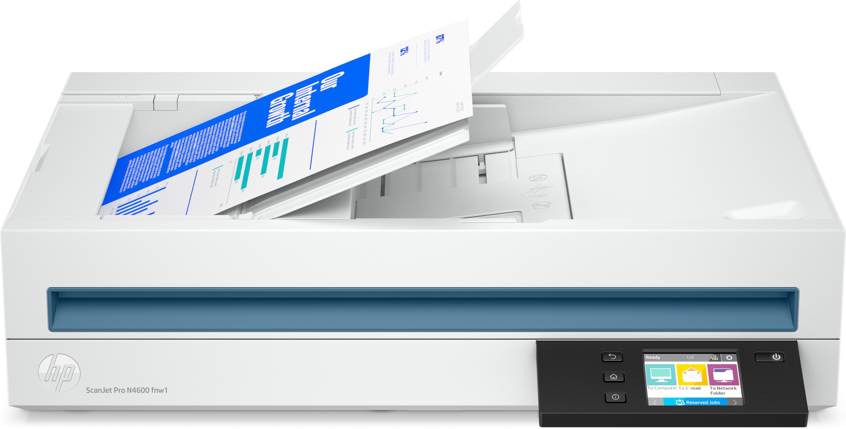 HP Scanjet Pro N4600 fnw1 Dokumentenscanner Duplex 40 S./Min