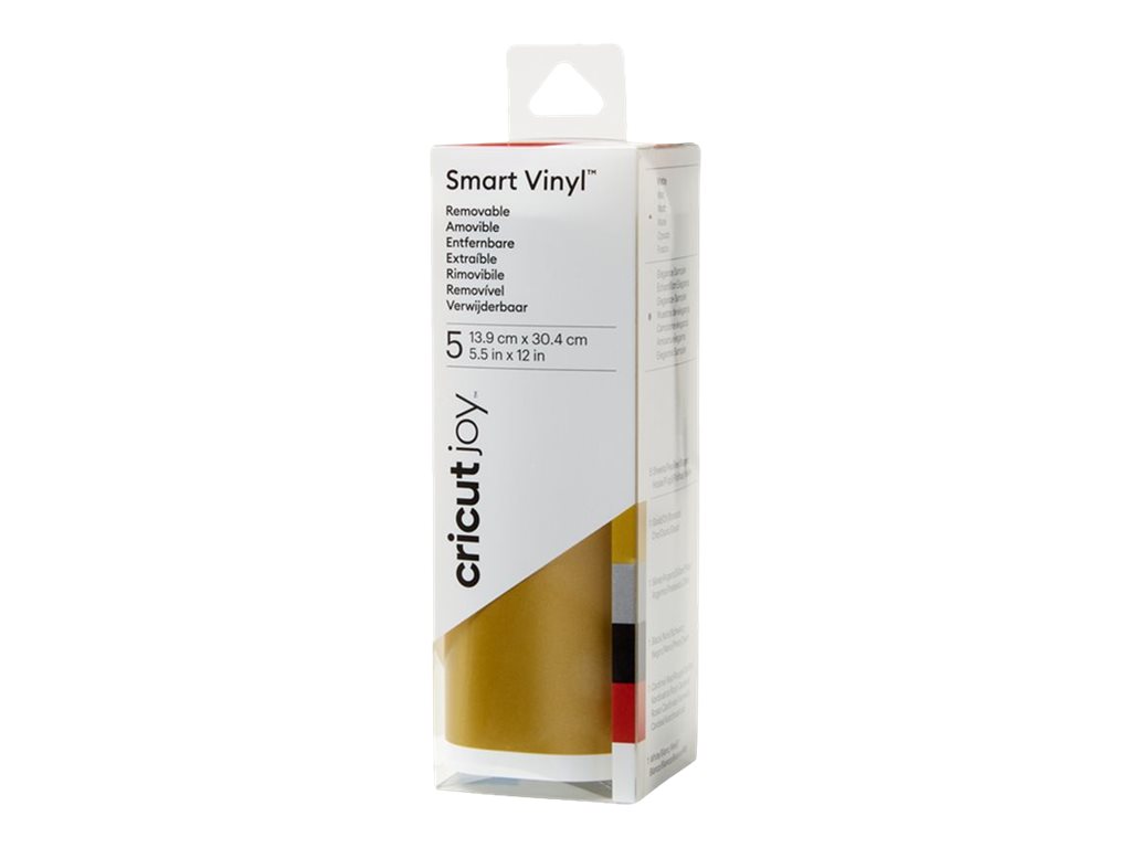 cricut⢠Joy Smart Vinyl Elegance Vinylfolie wiederablösbar farbsortiert 13,9 x 30,4 cm, 5 St. cricut⢠Joy Smart Vinyl Elegance Vinylfolie wiederablösbar farbsortiert 13,9 x 30,4 cm, 5 St.