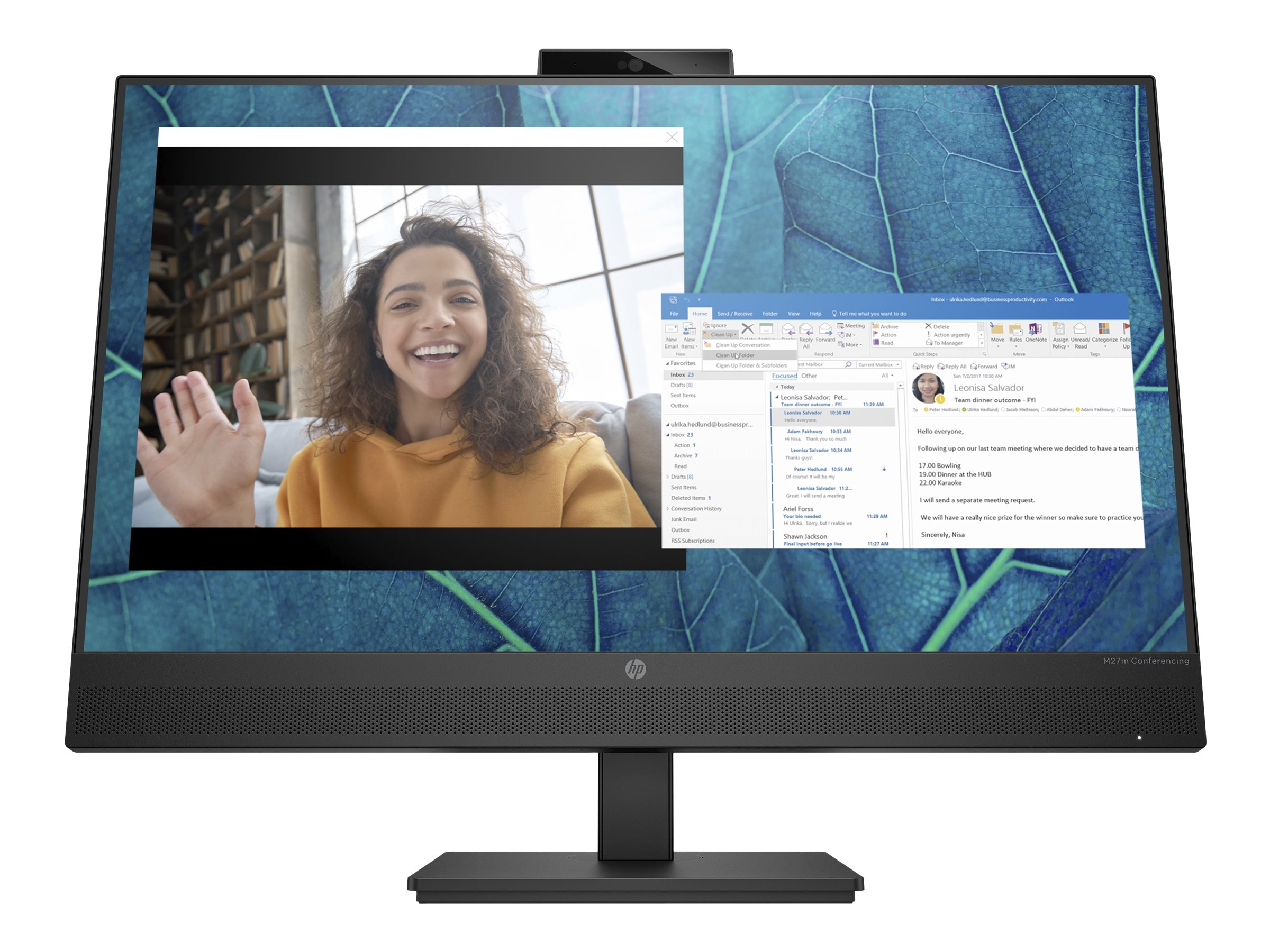 HP M27m 27'' FHD, 75Hz, Webcam