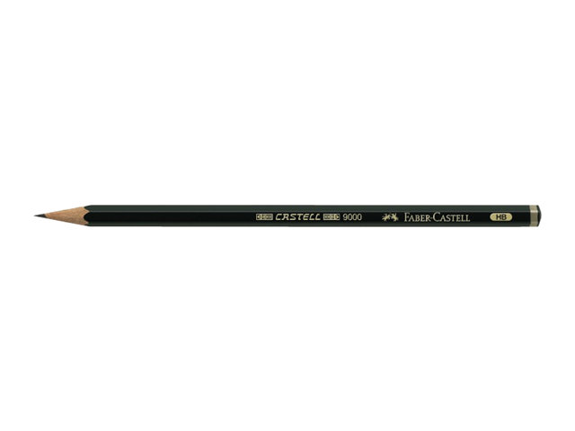 FABER-CASTELL 9000 Bleistift 7B gruen, 1 St. FABER-CASTELL 9000 Bleistift 7B gruen, 1 St.