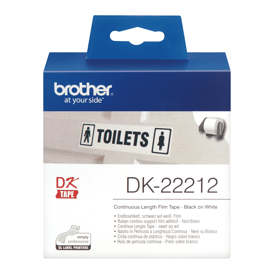 DK22212 BROTHER QL550 Etikettenrolle