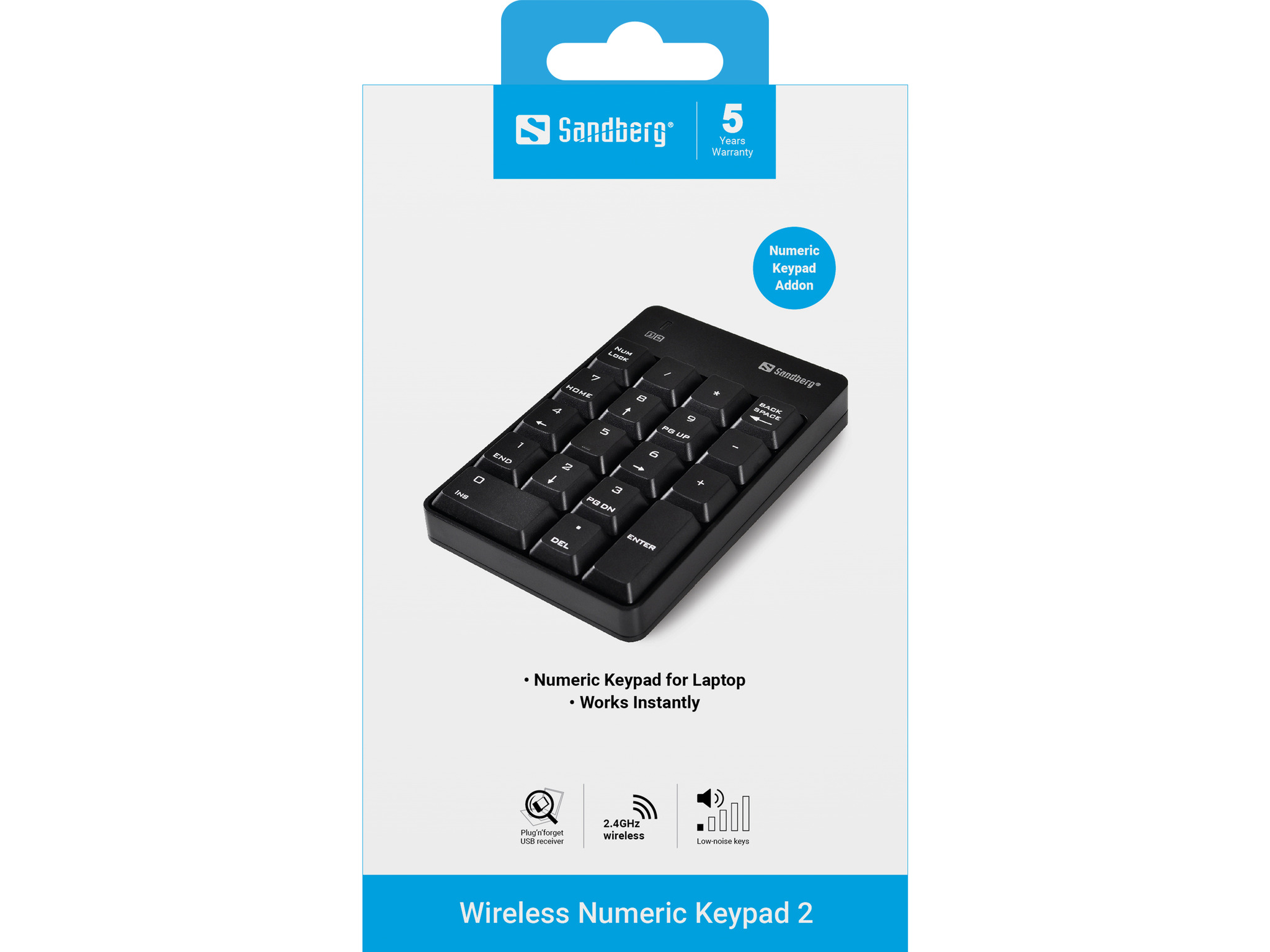 SANDBERG Wireless Numeric Keypad 2