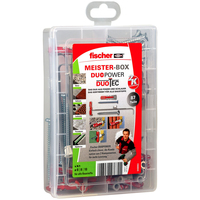 fischer Meister-Box - DuoPower/DuoTec + S 2K 540093 Duebel- und Schrauben-Sortiment, 87 St.