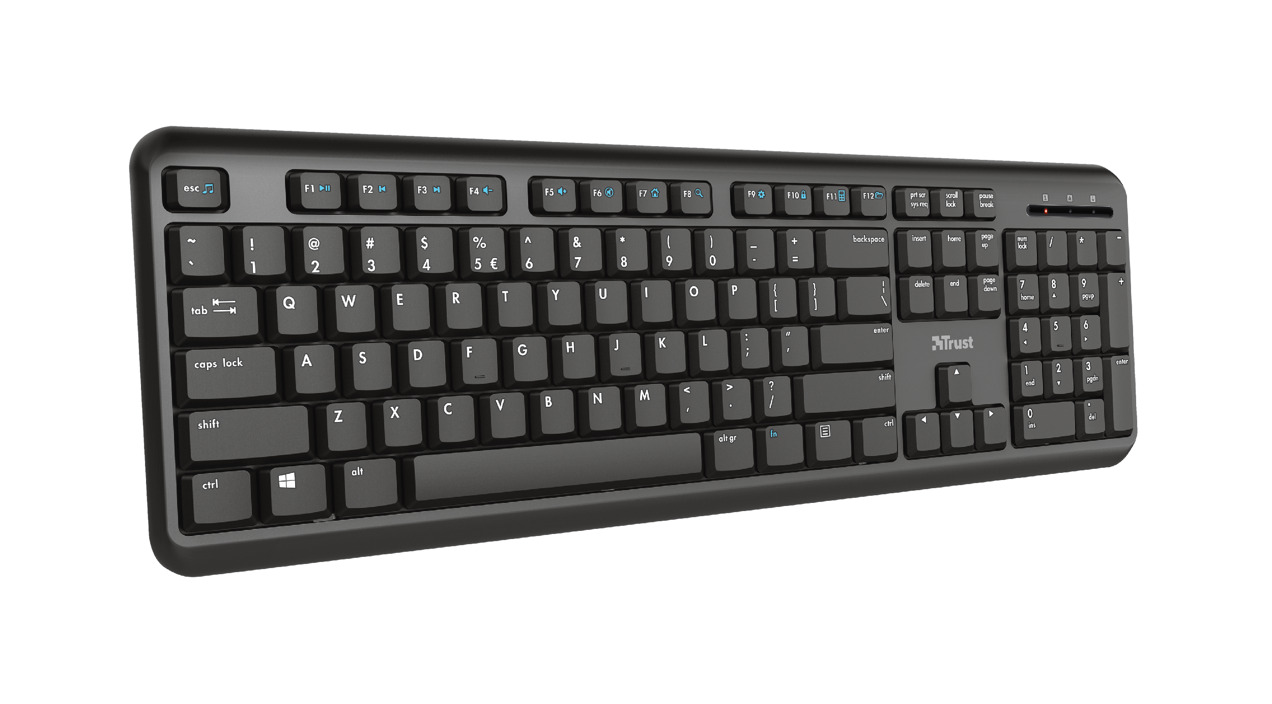 24335 TRUST Ody Tastatur QWERTZ DE