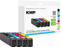 KMP H164V schwarz, cyan, magenta, gelb Druckerpatronen kompatibel zu HP 913A (L0R95AE, F6T77AE, F6T78AE, F6T79AE), 4er-Set KMP H164V schwarz, cyan, magenta, gelb Druckerpatronen kompatibel zu HP 913A (L0R95AE, F6T77AE, F6T78AE, F6T79AE), 4er-Set