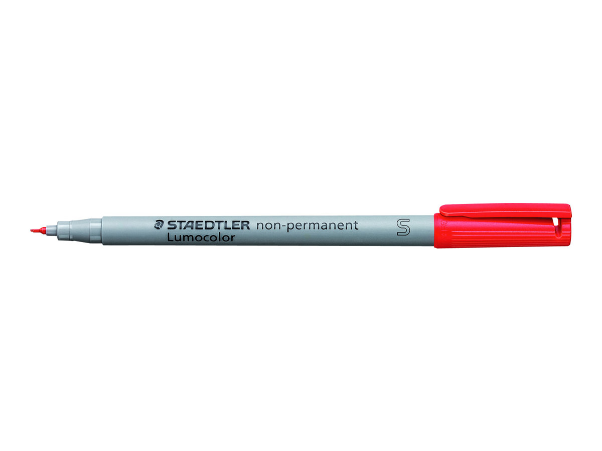 10 STAEDTLER Lumocolor Folienstifte rot 0,4 mm non-permanent 10 STAEDTLER Lumocolor Folienstifte rot 0,4 mm non-permanent