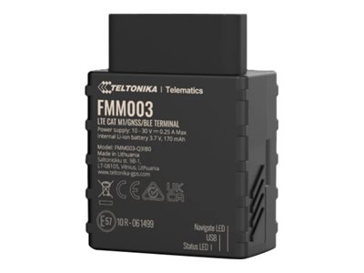 TELTONIKA TELEMATICS FMM03 4G LTE Cat M1 Tracker MEIG TELTONIKA TELEMATICS FMM03 4G LTE Cat M1 Tracker MEIG