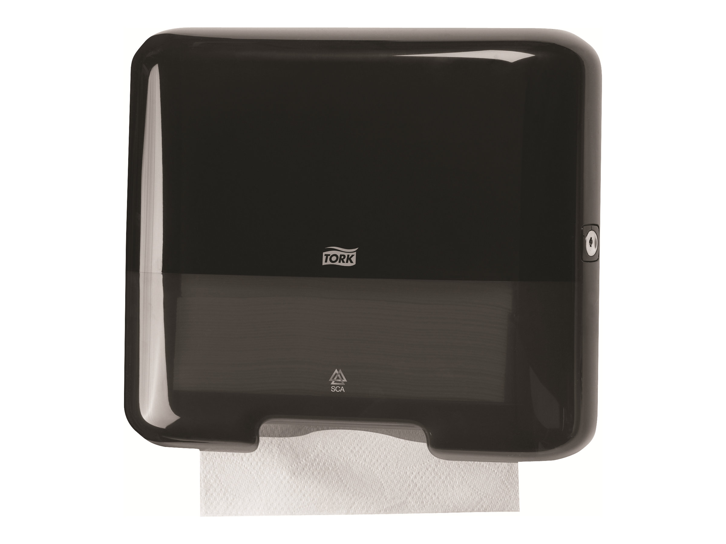 TORK Papierhandtuchspender Elevation H3 Classic Mini 553108 schwarz Kunststoff