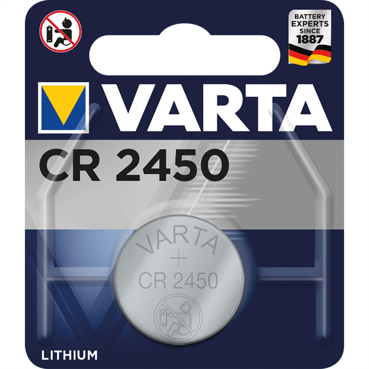 VARTA Knopfzelle CR2450 3,0 V