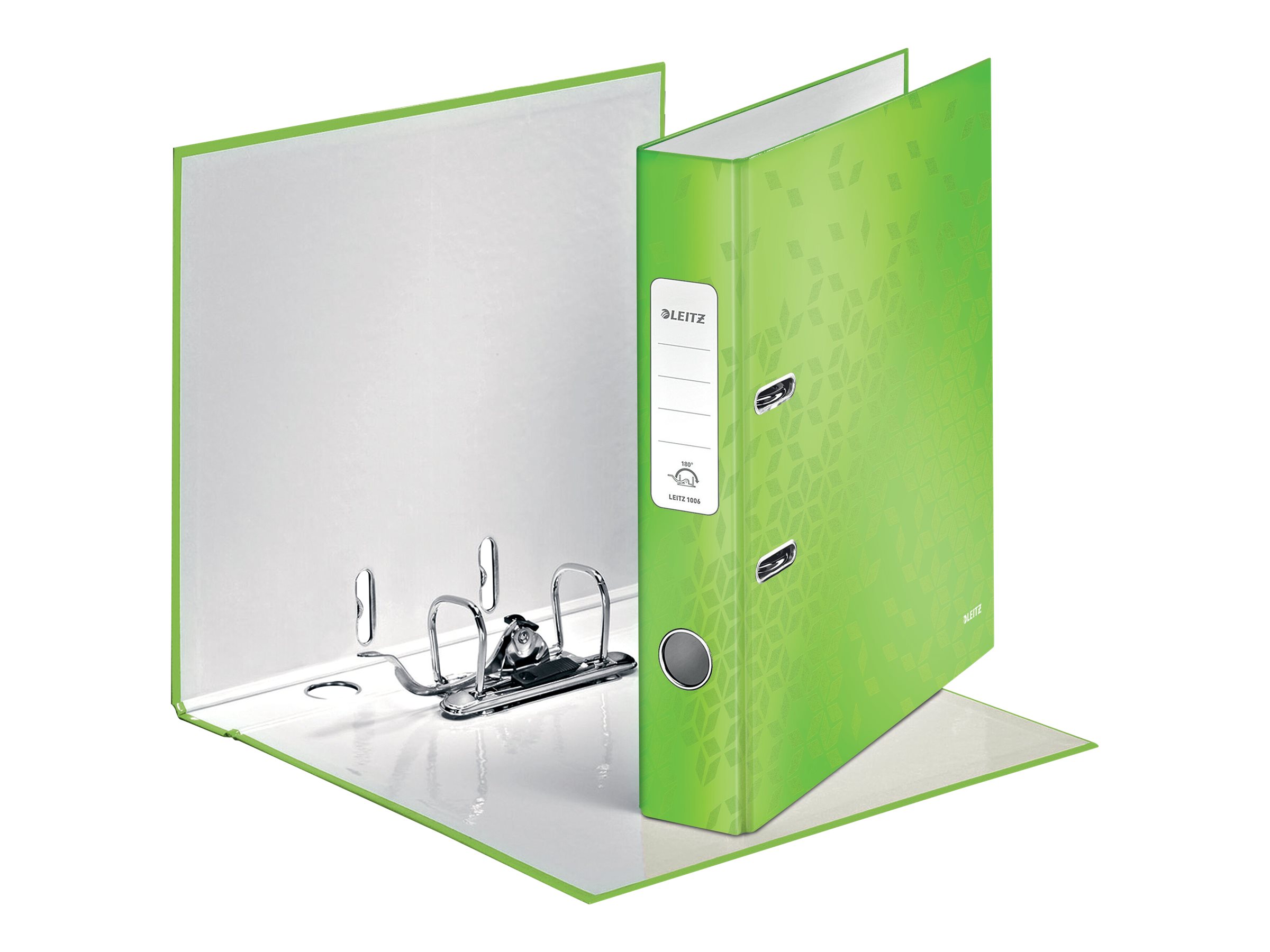 LEITZ Ordner gruen Karton 5,0 cm DIN A4