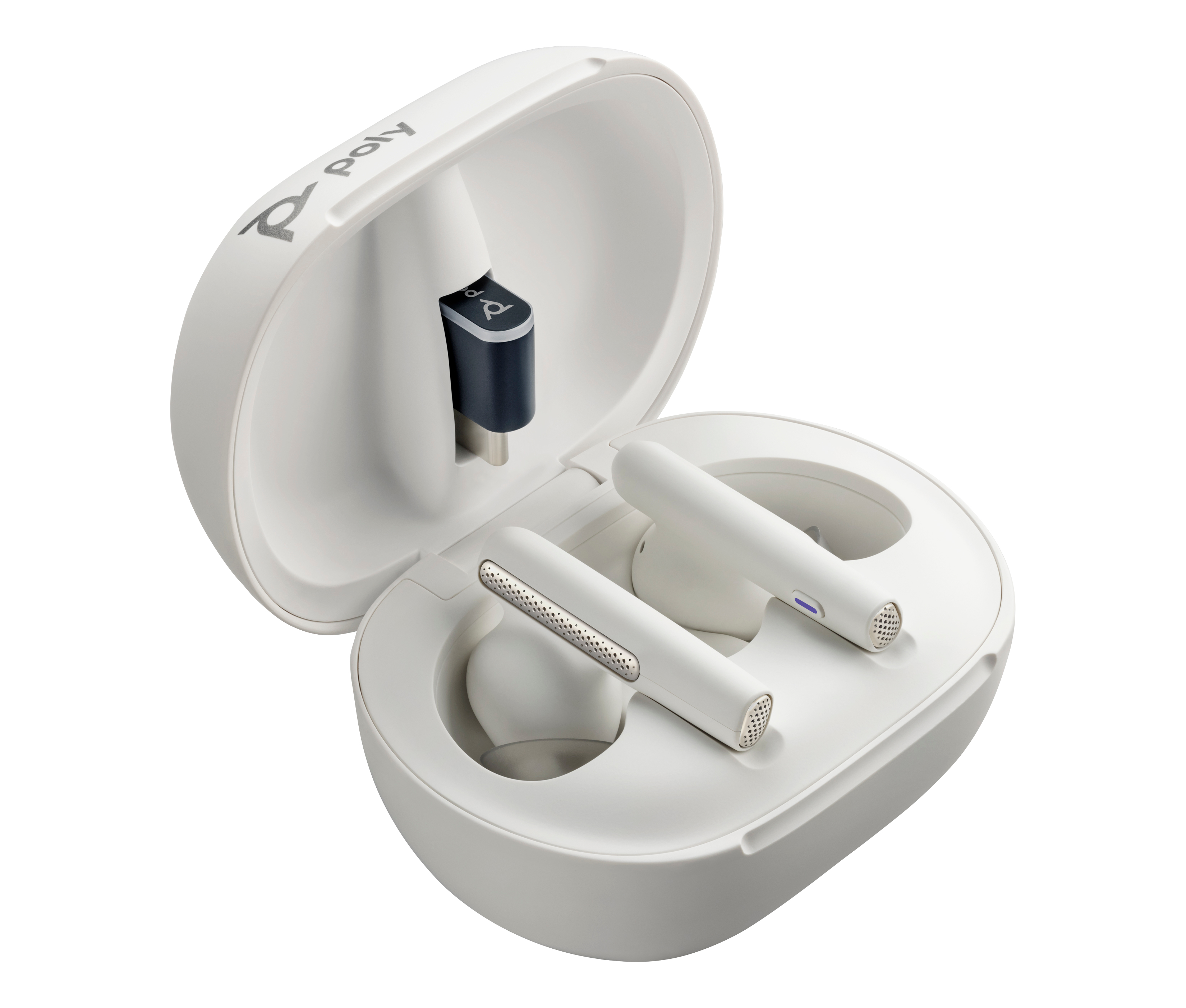 HP Poly Voyager Free 6060 White Earbuds 2 Pieces