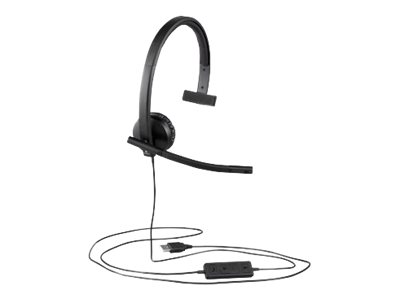 LOGITECH USB Headset H570e Headset on-ear wired LOGITECH USB Headset H570e Headset on-ear wired