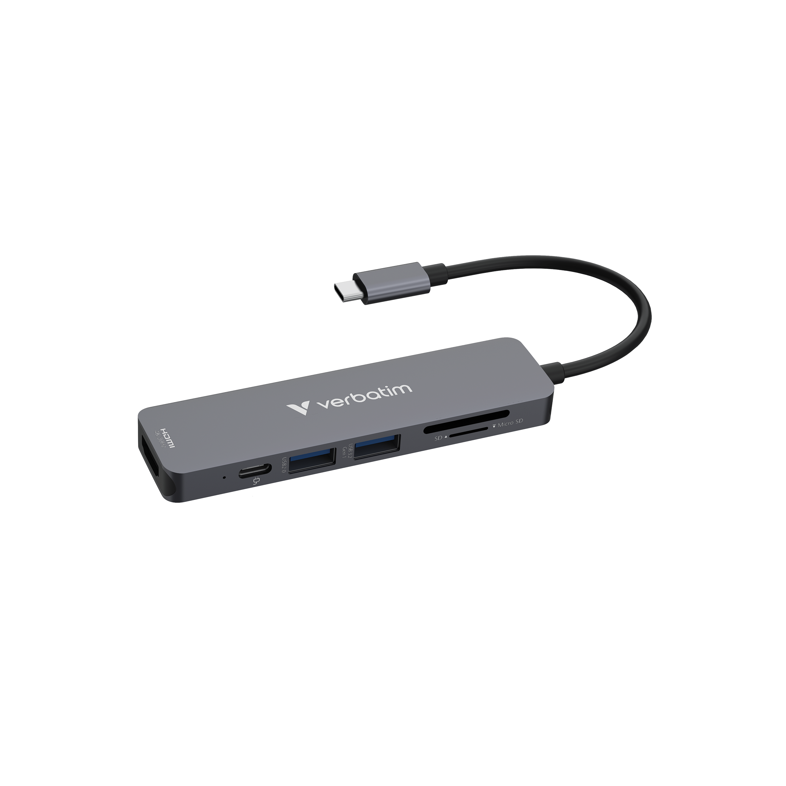 Verbatim Essentials Multiport Hub 6-Port Card Reader