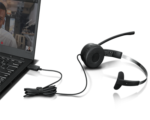 LENOVO 100 Mono USB Headset