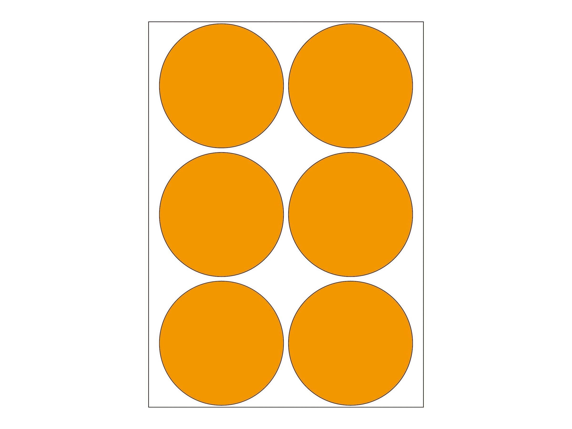 HERMA Klebepunkte 2284 leuchtorange Ø 50,0 mm, 144 St. HERMA Klebepunkte 2284 leuchtorange Ø 50,0 mm, 144 St.