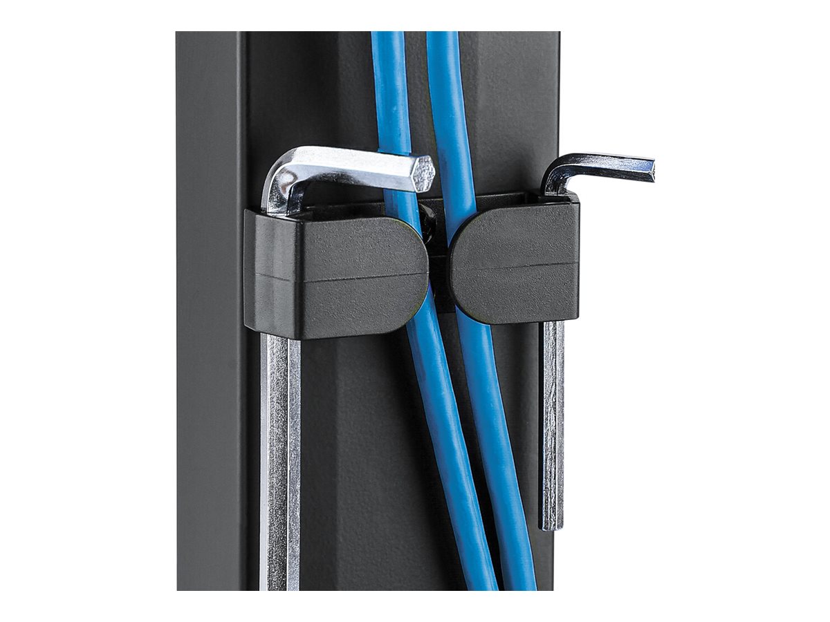 NEOMOUNTS D865DBLACK Dual DeskStand 25,4-68,58cm 10-27Zoll 2x6kg Gasfeder Höhenverstellbar 35-47cm Volle Bewegung Neigen