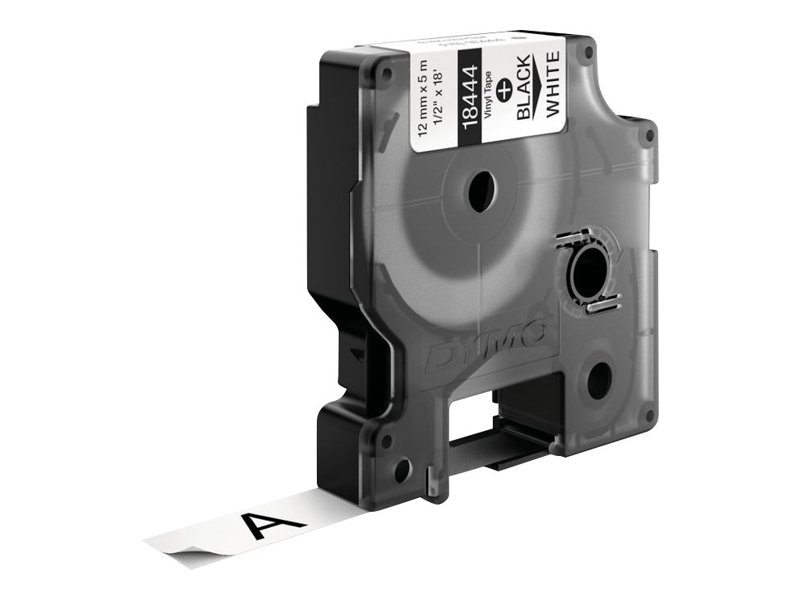 18444 DYMO IND Schriftband 12mm schwarz