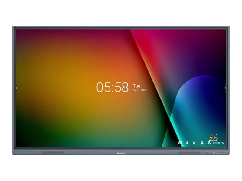 VIEWSONIC 218,44cm 86Zoll 40 Multi touch 7H 3840x2160 400nits 5000:1 8G RAM/128GB Storage OPS x1 Wi-Fi slot x1 HDMI-in x3 Grey