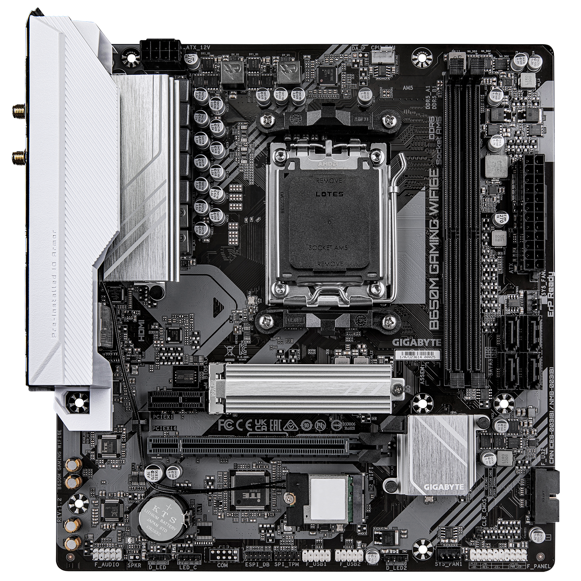 Gigabyte B650M Gaming WIFI6E micro ATX AM5 Wi‑Fi 6E